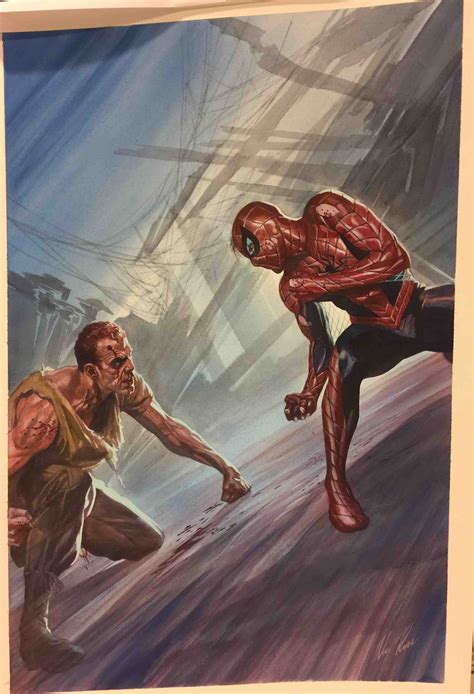 Alex Ross Spider-Man 27 Painting | Alex ross, Libro de cómic, Super héroe