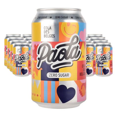 PAOLA Cola Zero 24 x 25 cl canette - Interdrinks