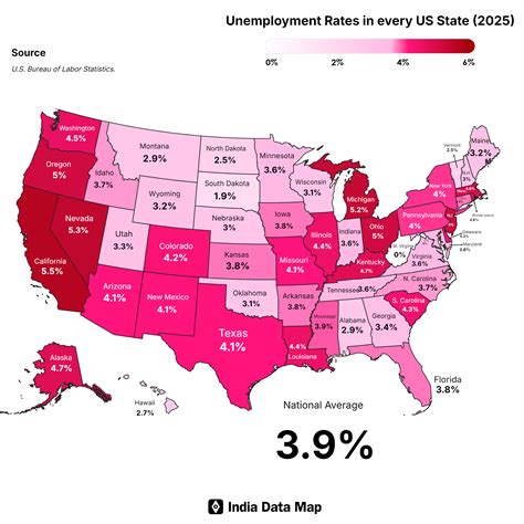 2025 US Unemployment Rates by State: Key Trends