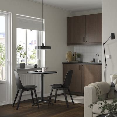 STENSELE / ODGER table and 2 chairs, anthracite anthracite/anthracite ...