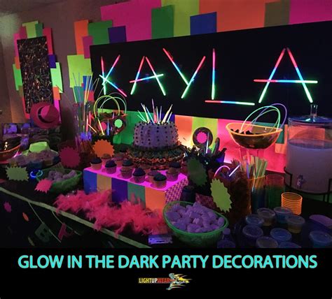 Glow Party Decorations | Shelly Lighting