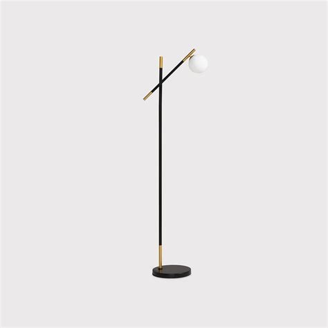 Modern Black and Gold Floor Lamp