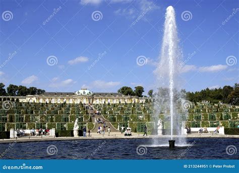 Sanssouci Castle Park in Potsdam - Germany Editorial Photo - Image of ...
