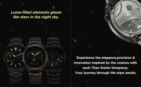 Titan Stellar Quartz Multifunction Blue Dial Anthracite Stainless Steel ...