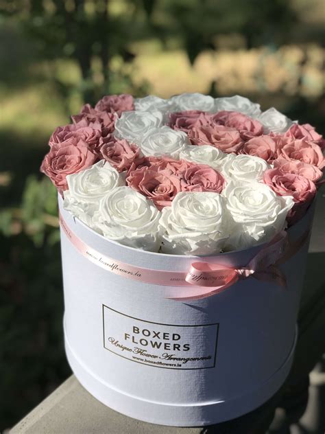 Medium preserved rose box by Boxed Flowers and Sweets
