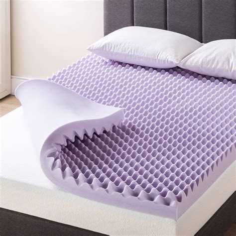 Best Price Mattress 2 or 4 Inch Egg Crate Memory Foam Topper with ...