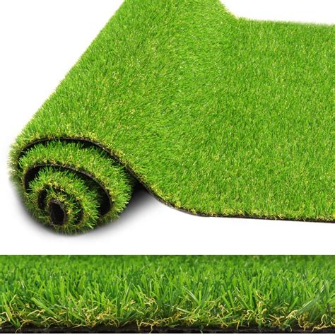 Realistic Artificial Grass Rug 4 FT x 6 FT Fake Faux Turf Grass, ZGR 0. ...
