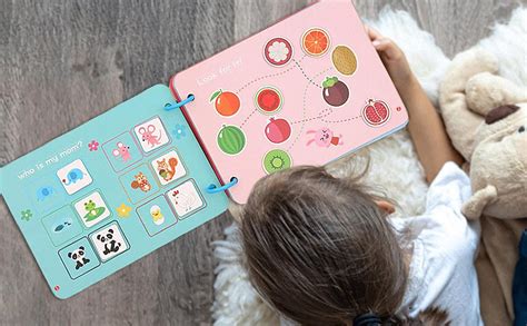 Kidology Montessori Quiet Book For Toddlers|Montessori Busy Book For ...