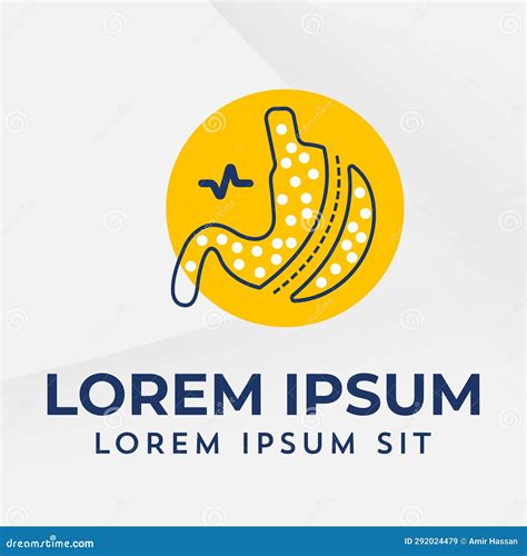 Laparoscopic Sleeve Gastrectomy Logo, Vertical Gastrectomy Weight Loss Surgery Vector ...