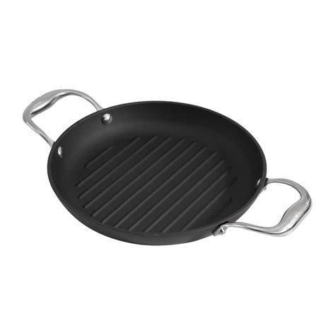 Vinod Ferona Lightweight Cast Iron Grill Pan - 1.2 L, 24 cm | No ...