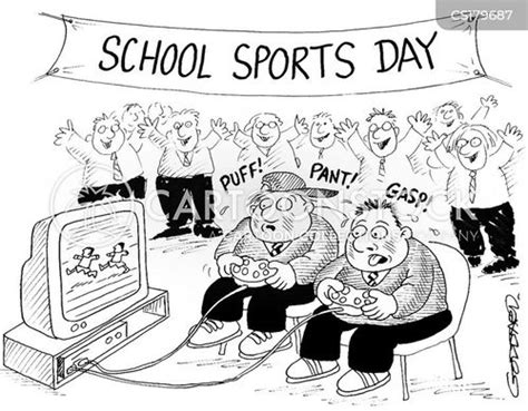 School Sports Cartoon 的图像结果