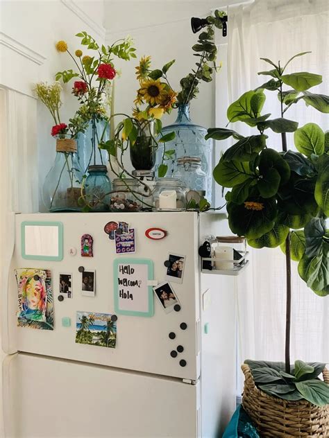 6 Decor Ideas for the Space Above the Fridge