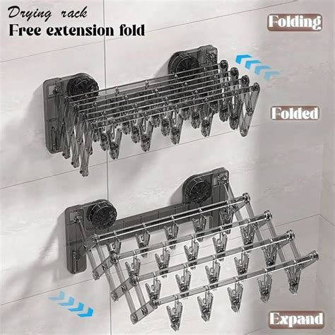 Large Space-Saving Folding Drying Rack for Laundry – Compact, Sturdy ...
