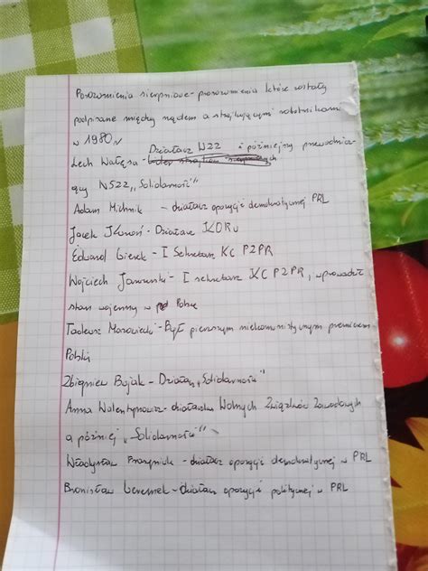 Historia klasa 8 POLSKA RZECZPOSPOLITA LUDOWA pilnie proszę o ...