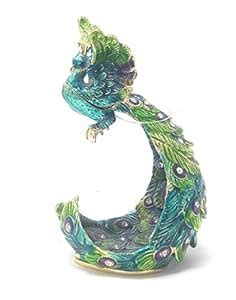 Buy Bejeweled Peacock For Wish Fulfillment Showpiece Online at Low ...