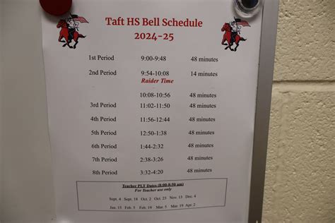 Raider Review | NEW BELL SCHEDULE!!!