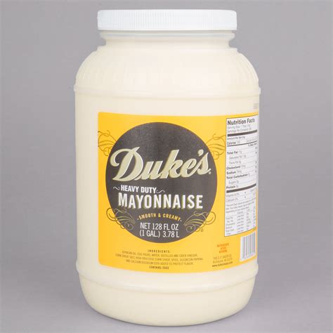Duke's Heavy Duty Mayonnaise - 1 Gallon Container