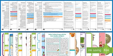 EYFS Maths: Compares Two Groups of Objects Adult Input Planning and ...