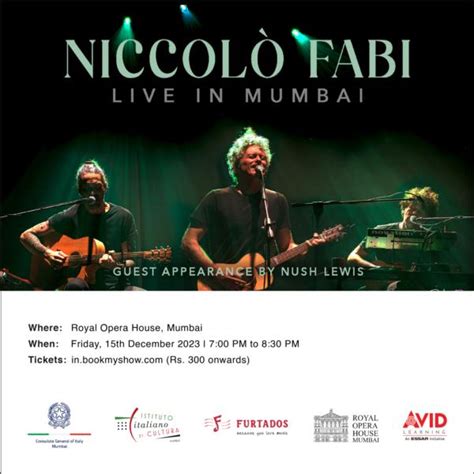 Niccolò Fabi : Live in Mumbai | Ticket Booking for Niccolò Fabi : Live ...