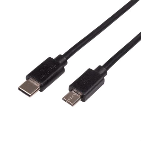 Micro:bit USB-C Cable Type C to Micro USB - Black – Robocraze
