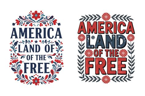 America Land of Free Clipart Graphic by Crafts Station · Creative Fabrica