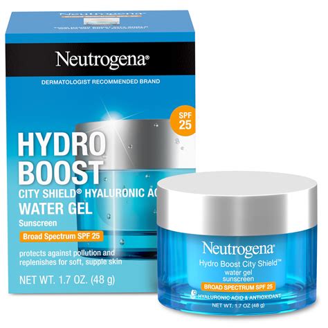 Neutrogena Hydro Boost Face Moisturizer with SPF 25, Hydrating Facial ...