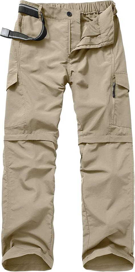 Hiking Pants for Men Convertible Zip Off Boy Scout India | Ubuy