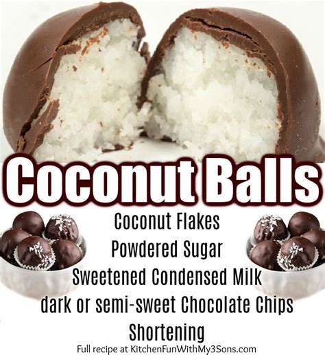 Chocolate Covered Coconut Candy