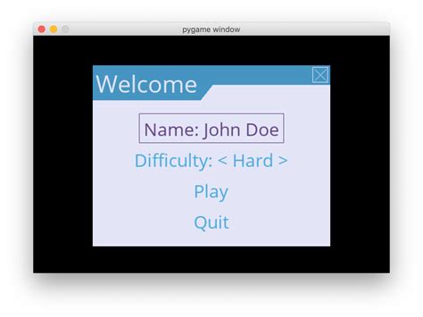 Image result for Pygame Menu Tutorial