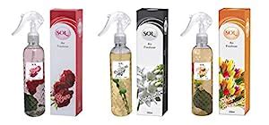 Rankson SOL Rose RAJNIGANDHA Flower Bouquet Combo Air Freshener - Pack ...