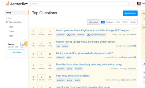 Stack Overflow Questions 的图像结果