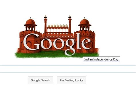 Google Doodle For INDEPENDENCE DAY INDIA | Blogged Till HELL