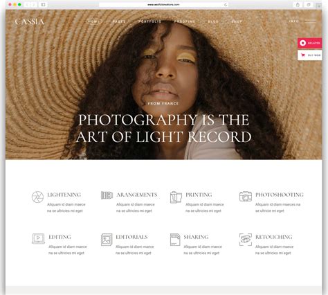 Best 22+ Photographer Wordpress Themes