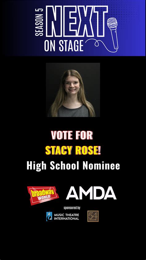 Stacy Rose - My Grand Plan BroadwayWorld's Next on Stage