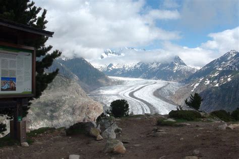 Aletschgletscher in der Schweiz