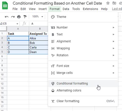Image result for Conditional Formatting Google Sheets with Dates