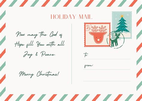 Happy Holidays Printables