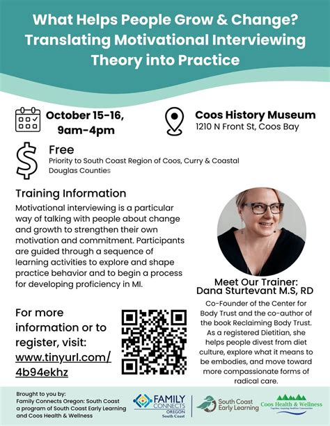 What Helps People Grow & Change? Translating Motivational Interviewing ...