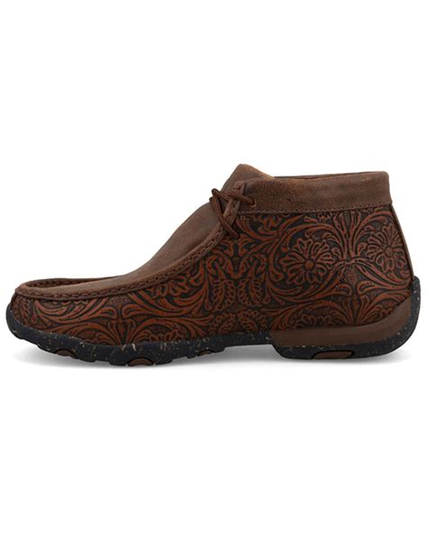Twisted X Women's Chukka Driving Mocs, Brown