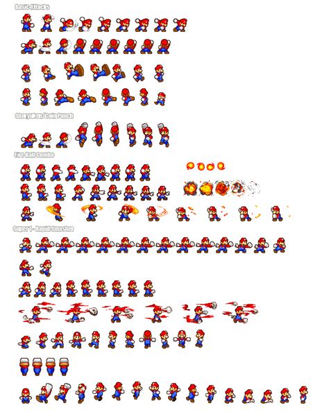 Mario Sprite Sheet by boiwswww on DeviantArt