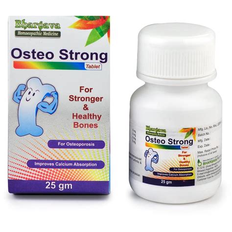 BUY Dr. Bhargava Osteo Strong Tablets 25g DISCOUNT 55% OFF CoD ...