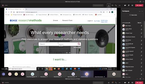 Online Sage Research Methods (SRM)- Core | Central Library, Indian ...