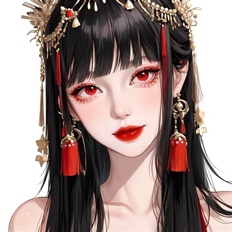 手绘女头 的图像结果