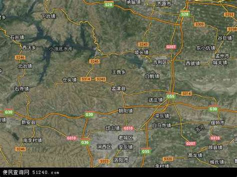孟津县地图 - 孟津县卫星地图 - 孟津县高清航拍地图 - 便民查询网地图