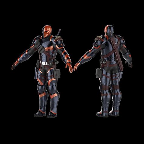 DeathStroke Arkham Knight Full Armor Suit - 3D Model by LisaHenniga