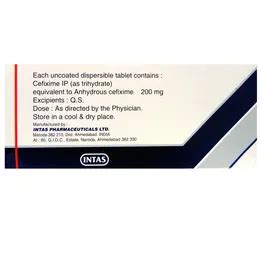 Ceftas-200 Tablet | Uses, Side Effects, Price | Apollo Pharmacy