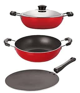 Buy Nirlon Non-Stick Odor Free Non-Toxic Aluminium Tawa and Kadais ...