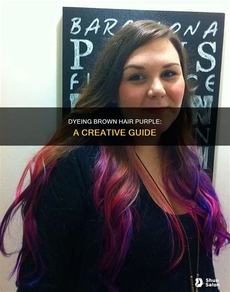Dyeing Brown Hair Purple: A Creative Guide | ShunSalon