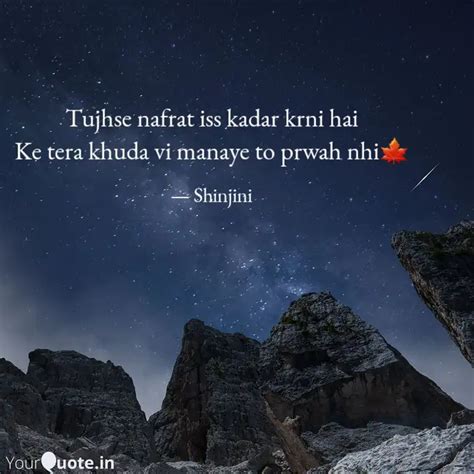 Tujhse nafrat iss kadar k... | Quotes & Writings by Shinjini Sarkar ...