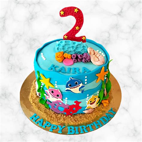 Baby Shark & Friends Cake – legateaucakes